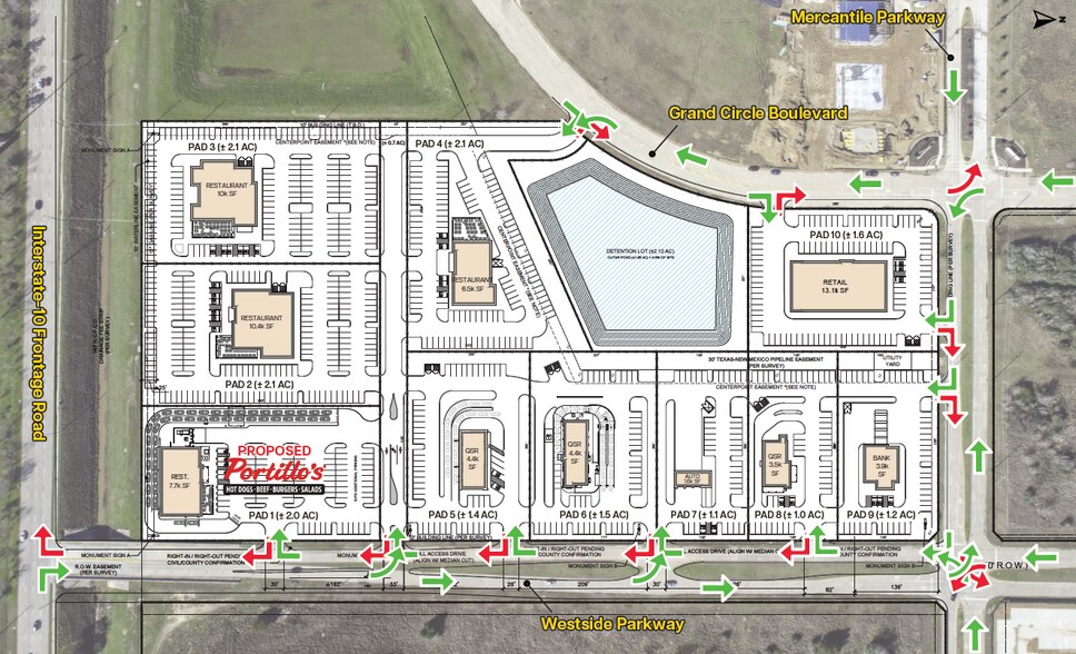More Photos Of Westside Pky @ I-10, Katy Land For Lease
