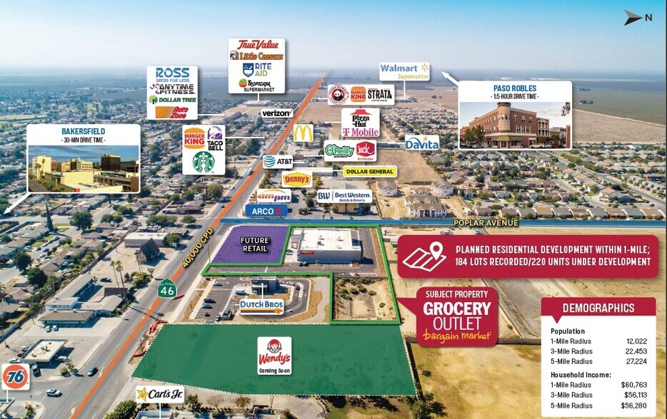 More Photos Of 1650 Highway 46, Wasco Freestanding For Sale