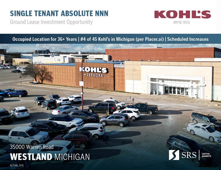 Primary Photo Of 35000 W Warren Rd, Westland Department Store For Sale