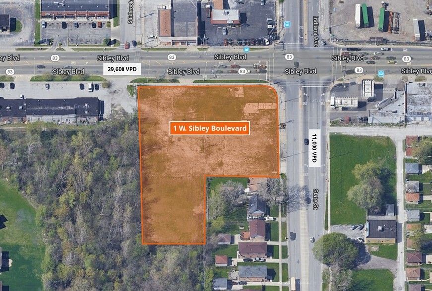 Primary Photo Of 1 W Sibley Blvd, South Holland Land For Lease