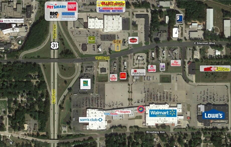 More Photos Of 1730-1740 E Sherman Blvd, Muskegon Unknown For Lease