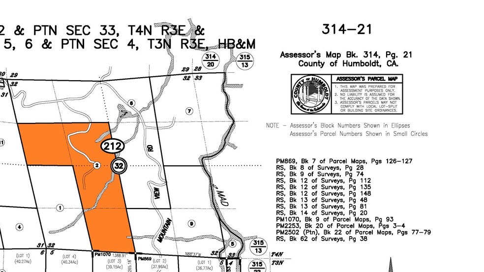 Primary Photo Of Mountain View Rd, Kneeland Land For Sale