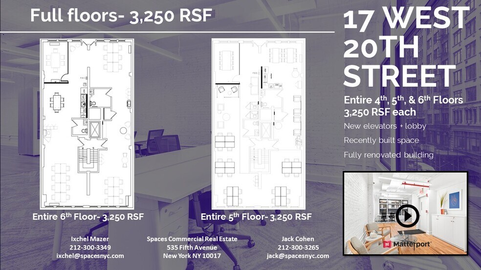 More Photos Of 17 W 20th St, New York Loft Creative Space For Lease