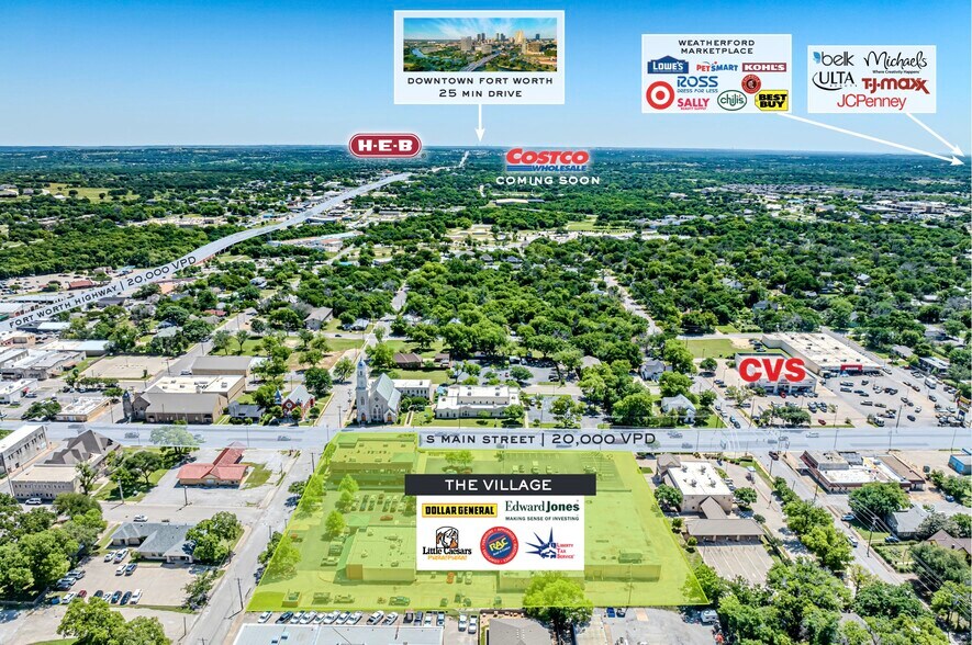 More Photos Of 302-316 S Main St, Weatherford Storefront For Lease