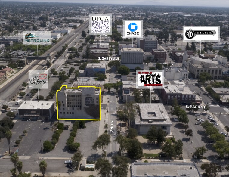 Primary Photo Of 301-321 W 2nd St, Pomona Office For Sale