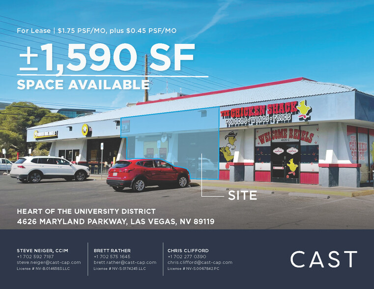 Primary Photo Of 4626-4680 S Maryland Pky, Las Vegas Unknown For Lease