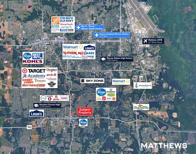 More Photos Of 1282 S Houston Lake Rd, Warner Robins General Retail For Sale