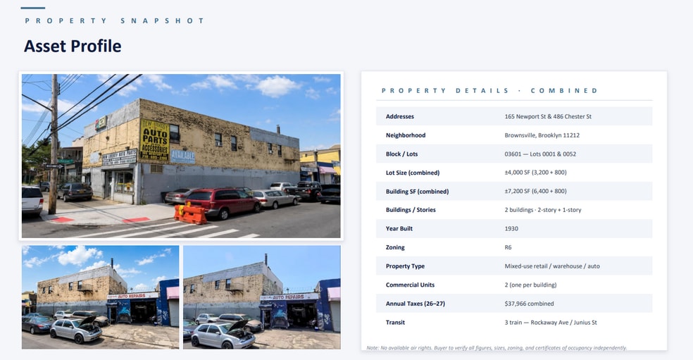 More Photos Of 165 Newport St, Brooklyn Freestanding For Sale