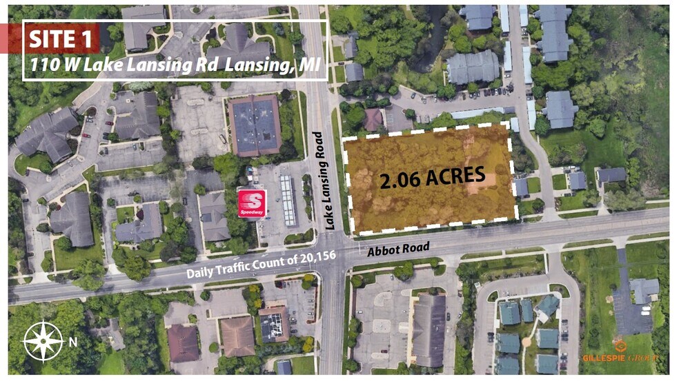 Primary Photo Of 110 Lake Lansing Rd, East Lansing Land For Sale