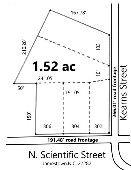 More Photos Of 304 N Scientific St, Jamestown Land For Sale