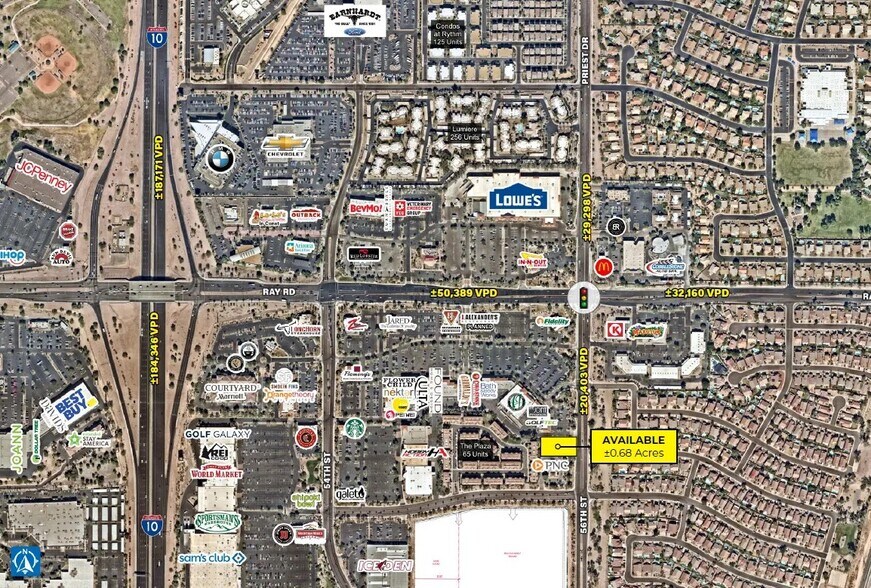 Primary Photo Of NWC Harrison Rd & 56th St, Chandler Land For Sale