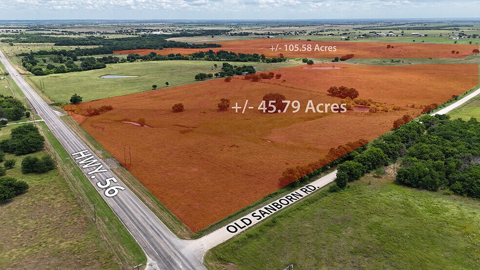Primary Photo Of Old Sandborn Ranch Rd @ SE Corner of SH 56, Whitesboro Land For Sale