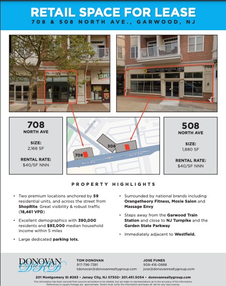 More Photos Of 710 North Ave, Garwood Apartments For Lease