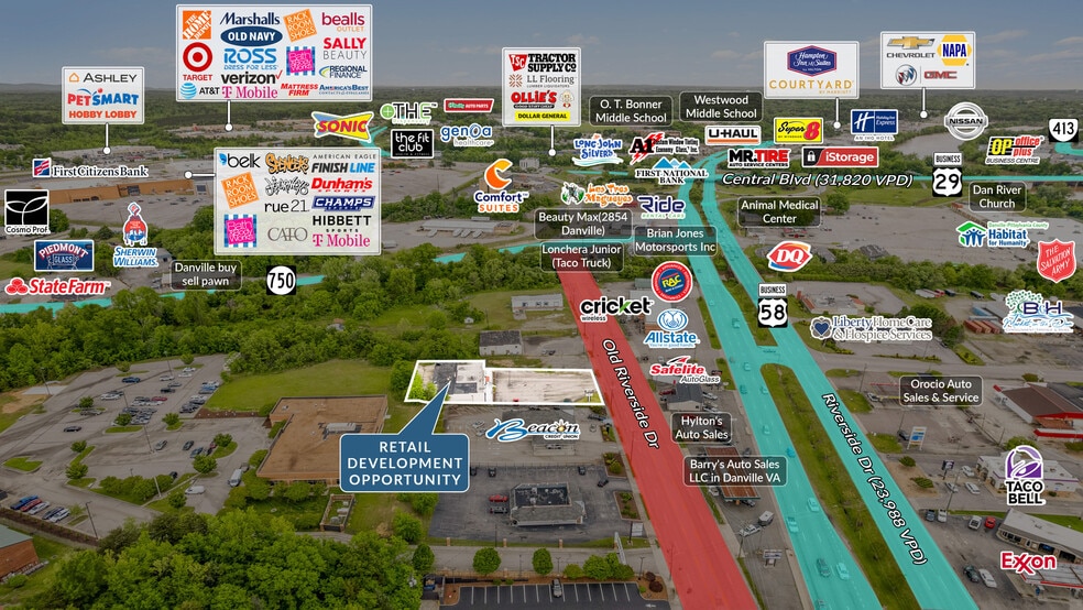 More Photos Of 310 Old Riverside Dr, Danville Storefront For Sale