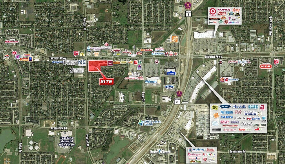 More Photos Of 4802-4930 Fairmont Pky, Pasadena General Retail For Sale