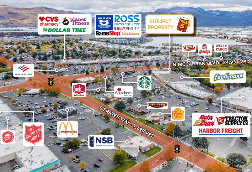 More Photos Of 651 N Mccarran Blvd, Sparks General Retail For Sale