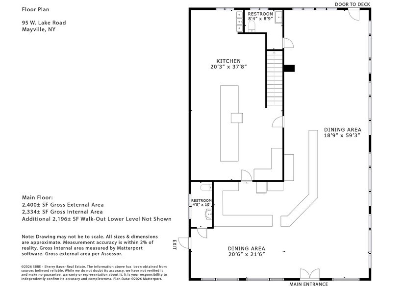 More Photos Of 95 W Lake Rd, Mayville Restaurant For Sale