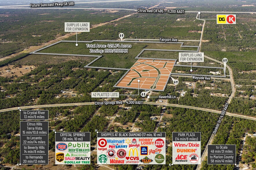 More Photos Of 5181 W Dunklin St, Dunnellon Land For Sale