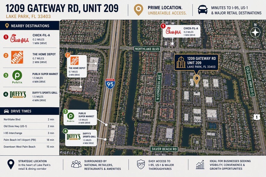More Photos Of 1209 Gateway Rdg, Lake Park Warehouse For Sale