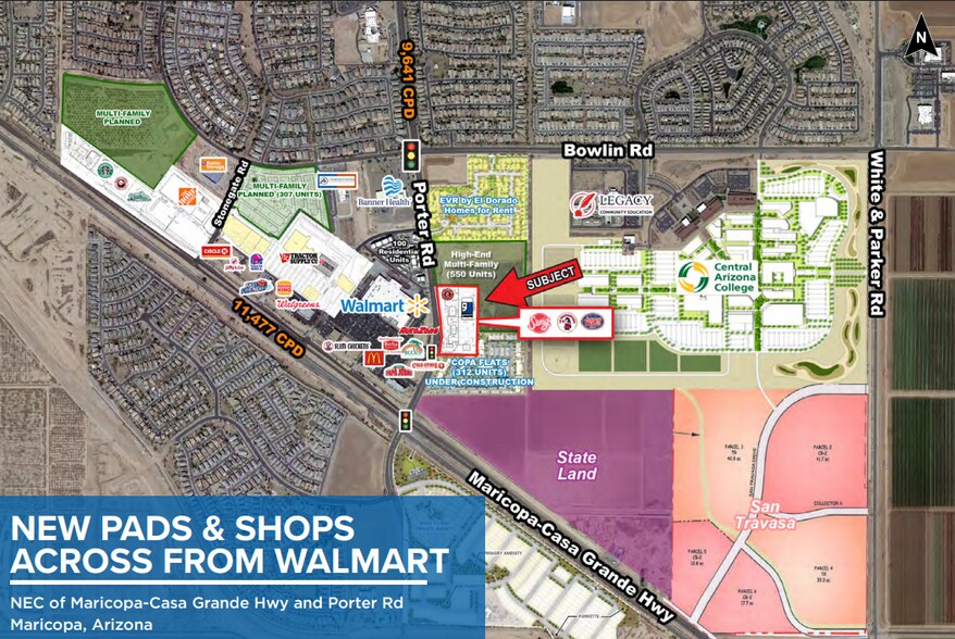 Primary Photo Of 17542 N Porter Rd, Maricopa Freestanding For Lease