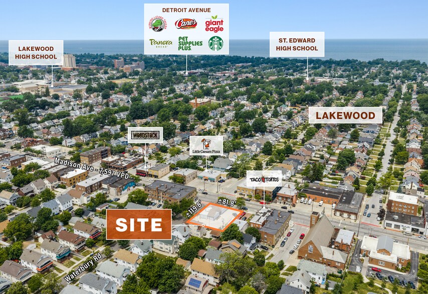 More Photos Of 13333 Madison Ave, Lakewood Freestanding For Sale
