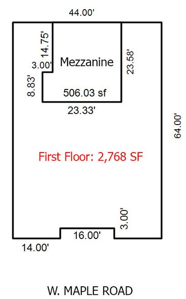 More Photos Of 4140 W Maple Rd, Bloomfield Hills Medical For Lease