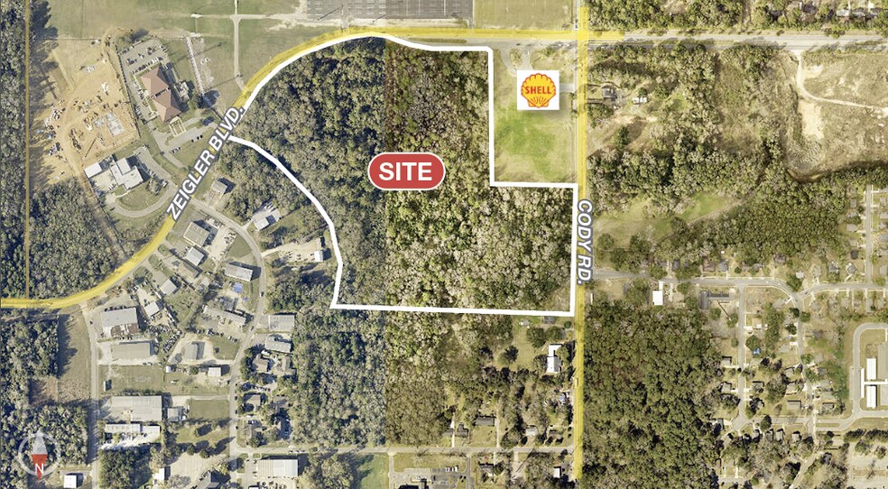 More Photos Of Zeigler Blvd @ Cody Rd, Mobile Land For Sale