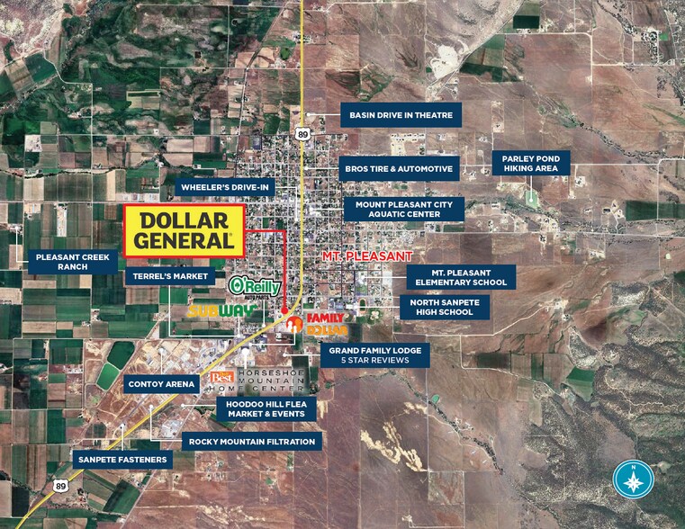 More Photos Of 848 S Highway 89, Mount Pleasant General Retail For Sale