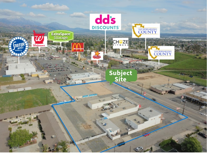 Primary Photo Of 1408 E Highland Ave, San Bernardino Land For Lease