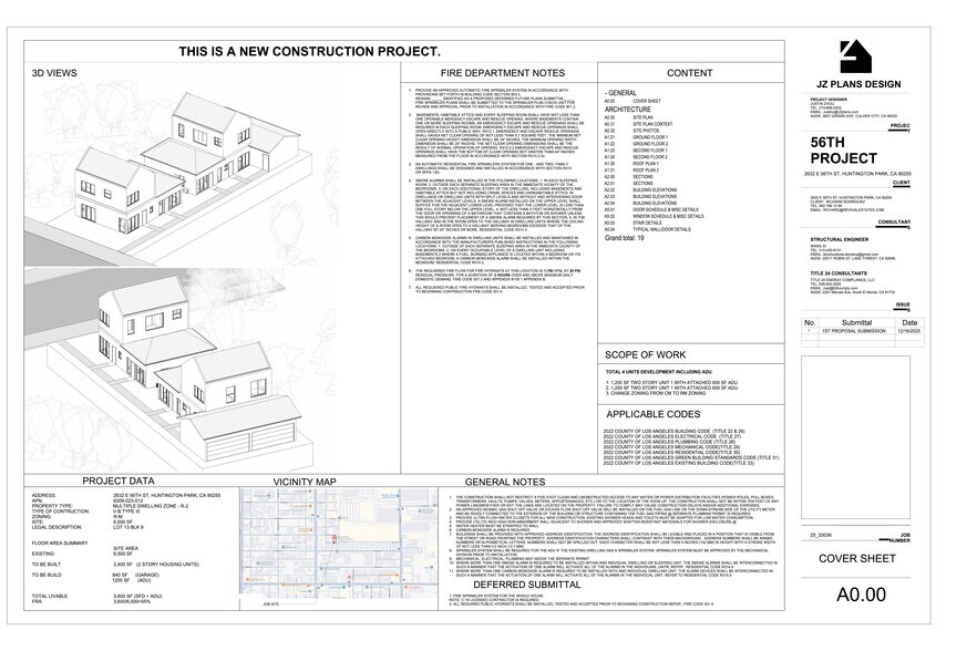 More Photos Of 2632 56th st, Huntington Park Land For Sale