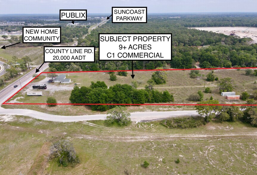 More Photos Of 18824 County Line Rd, Spring Hill Land For Sale