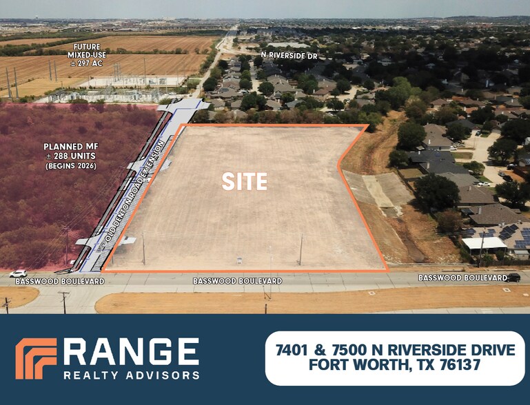 Primary Photo Of 7401 N. Riverside Dr., Fort Worth Land For Sale