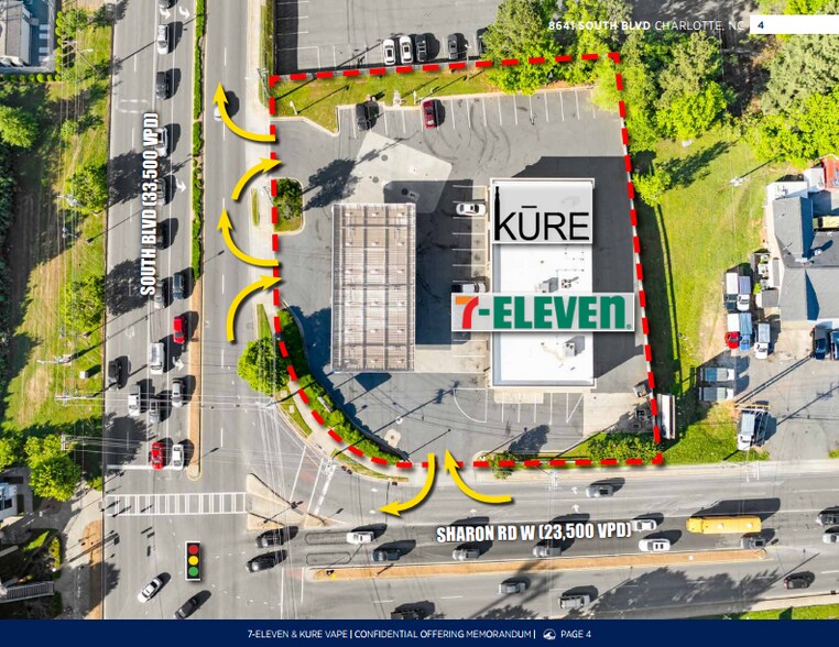 More Photos Of 8641 South Blvd, Charlotte Convenience Store For Sale