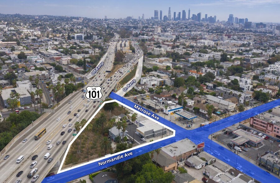 Primary Photo Of 4583 Melrose Ave, Los Angeles Land For Lease