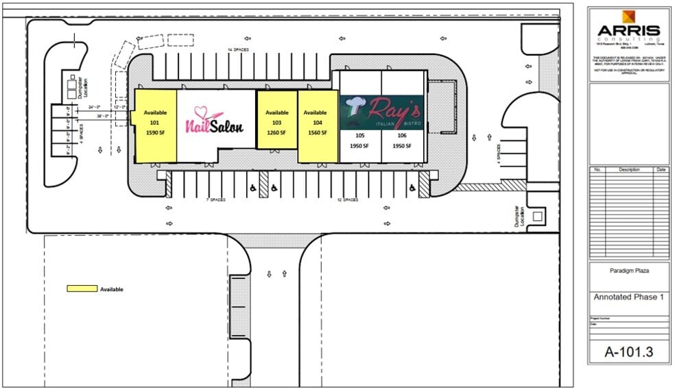 More Photos Of Paradigm Plaza Retail Space for Lease, Odessa Storefront For Lease