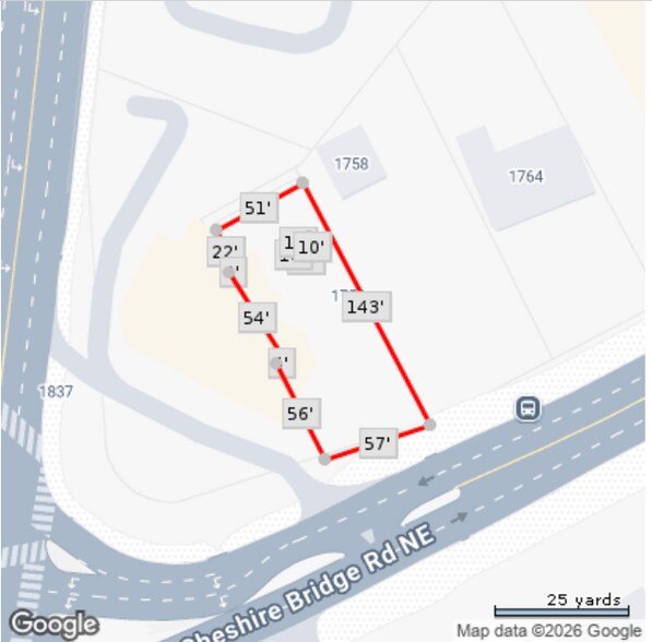 More Photos Of 1752 Cheshire Bridge Rd NE, Atlanta Land For Sale