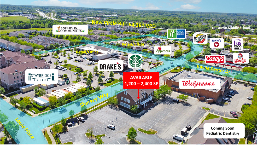 More Photos Of 1716-1720 Sharkey Way, Lexington Office For Lease