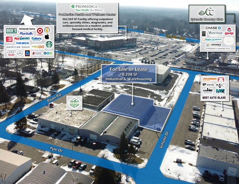 More Photos Of 5444 Schultz Dr, Sylvania Warehouse For Sale