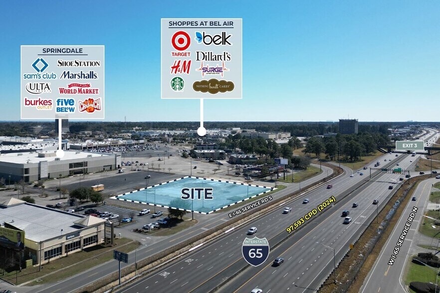 More Photos Of 3250 3250 Airport Blvd, Mobile Land For Sale