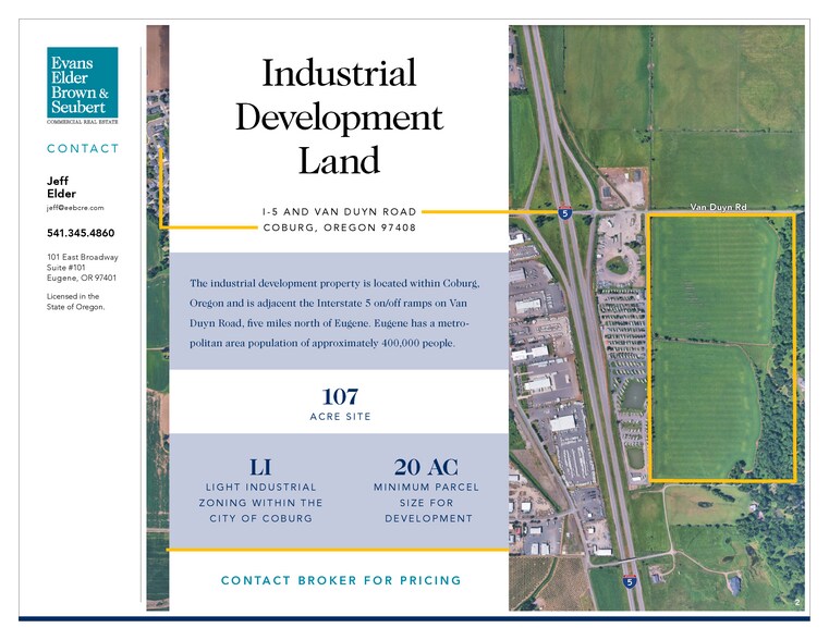 More Photos Of I-5 & Van Duyn Road, Coburg Land For Sale