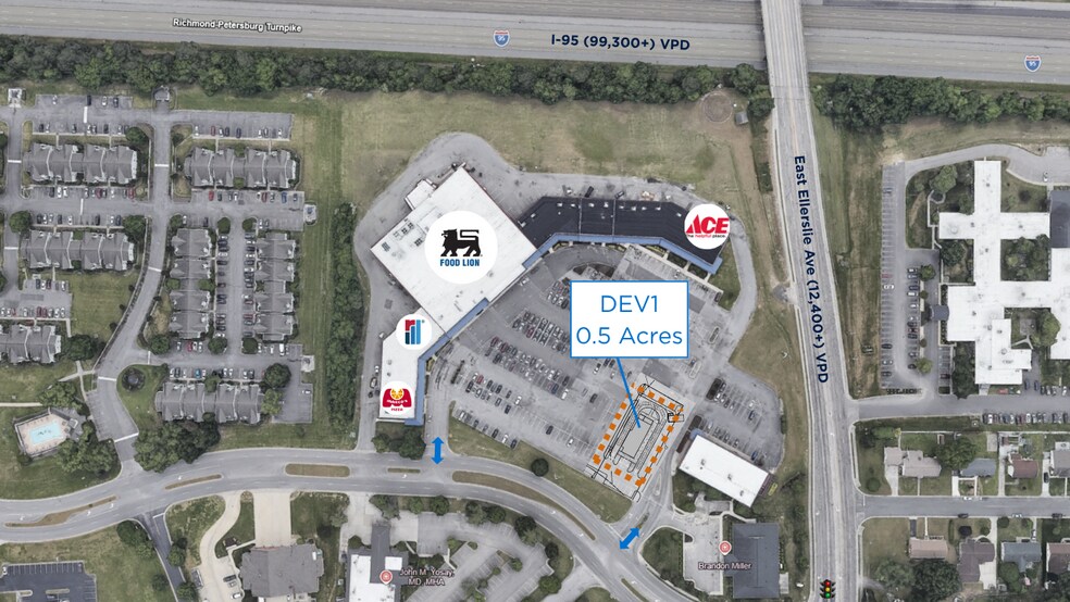 Primary Photo Of 100 Dunlop Circle Dr, Colonial Heights General Retail For Lease