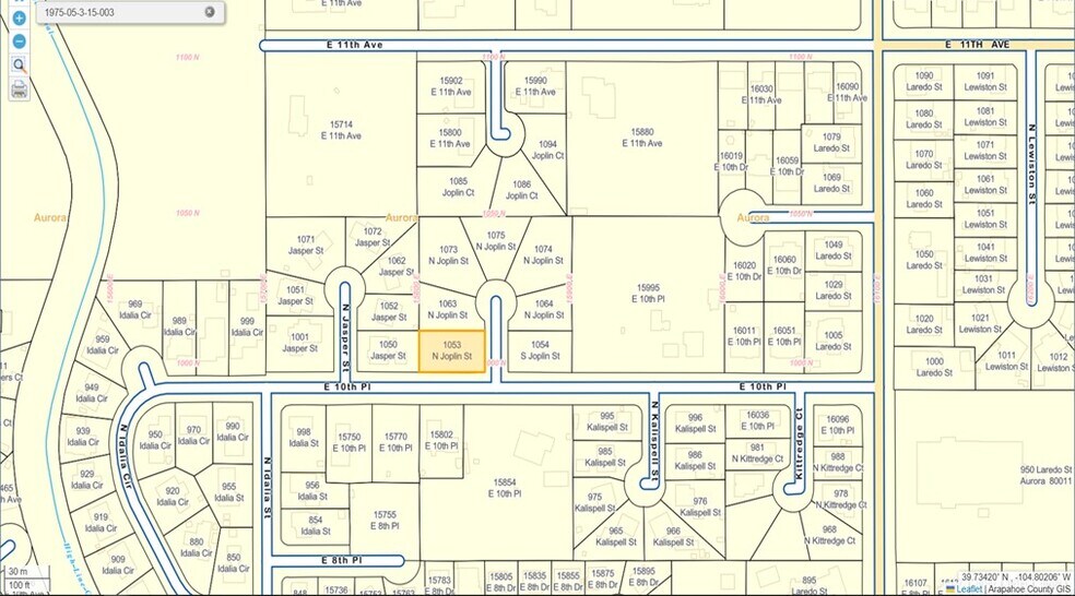 More Photos Of 1053 Joplin St, Aurora Land For Sale