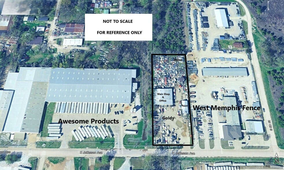 More Photos Of 400 E Jefferson Ave, West Memphis Warehouse For Sale