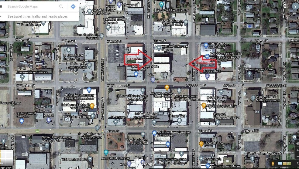 More Photos Of 110 N Bickford Ave, El Reno Storefront Retail Office For Sale