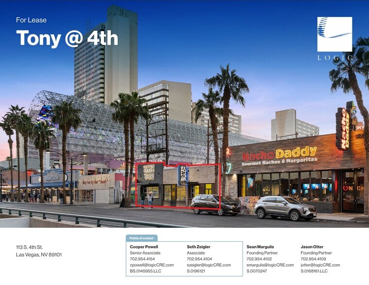 Primary Photo Of 113 N 4th St, Las Vegas Restaurant For Lease