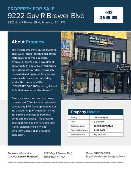 Primary Photo Of 9222 Guy R Brewer Blvd, Jamaica Storefront Retail Office For Sale