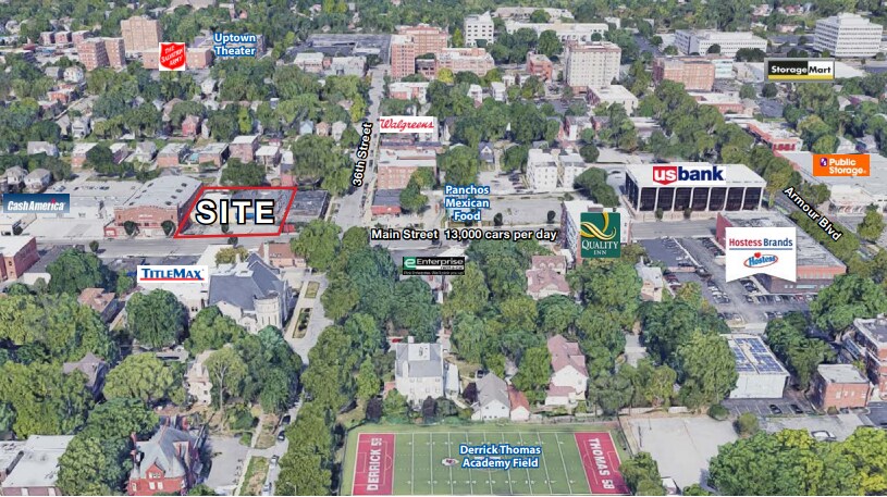 Primary Photo Of 3604-3614 Main St, Kansas City Light Manufacturing For Lease