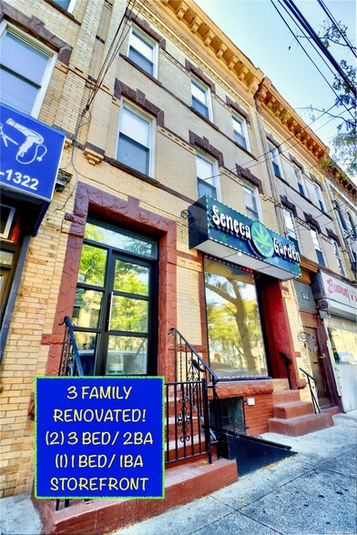 Primary Photo Of 662 Seneca Ave, Flushing Storefront Retail Residential For Sale