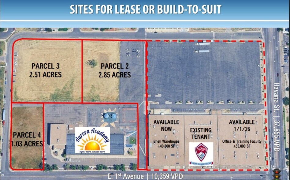 Primary Photo Of 111 Havana St - LAND Pad Sites, Aurora Land For Lease