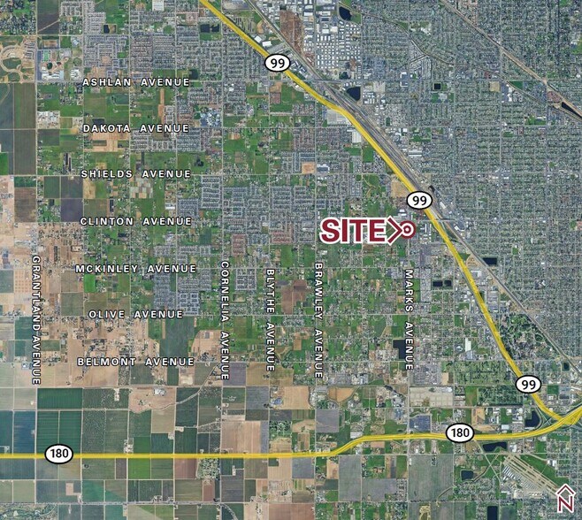 More Photos Of Clinton Ave @ Marks Ave, Fresno Land For Lease